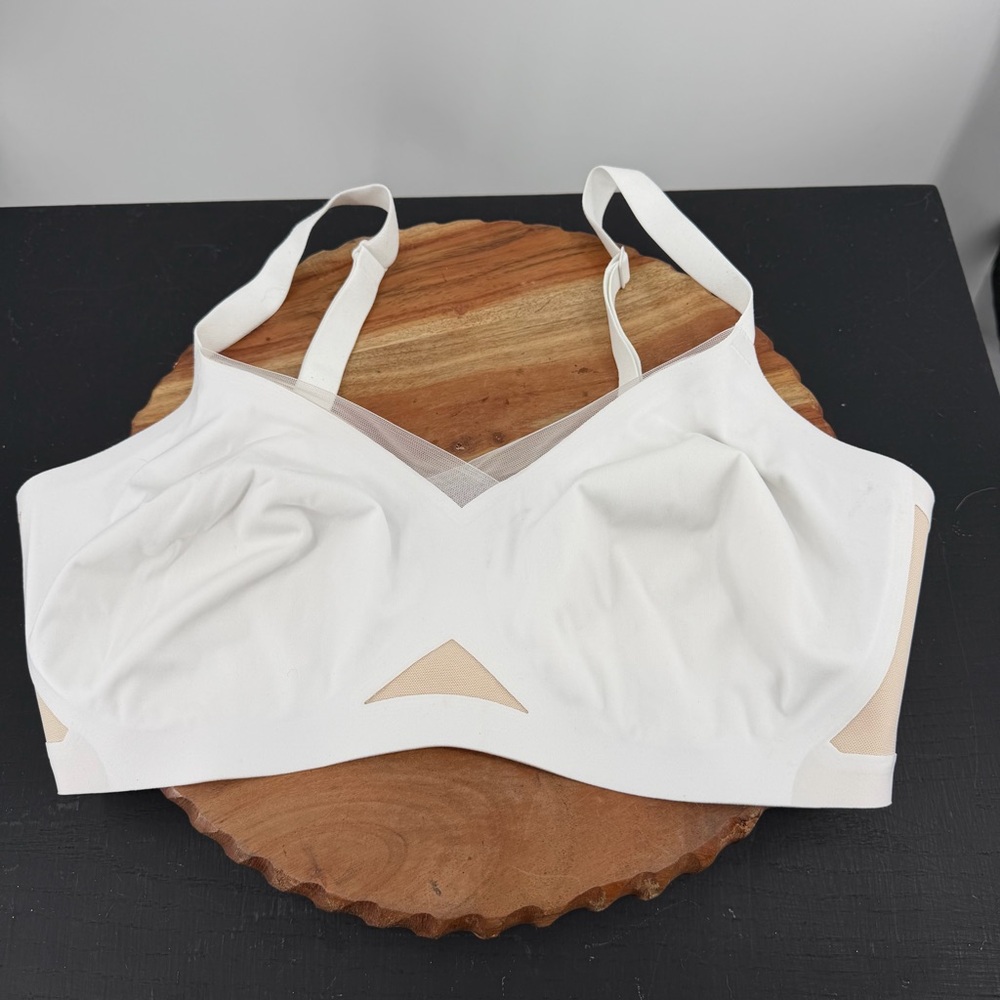 Honeylove Crossover Bra in white sz XL